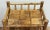 Vintage Scorched Bamboo Three Tier Etagere Shelf For Sale - Image 9 of 11