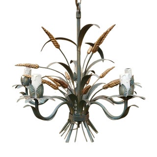 Epis de Blé Pendant Chandelier by Maison Masca, circa 1970 For Sale
