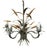 Epis de Blé Pendant Chandelier by Maison Masca, circa 1970 For Sale
