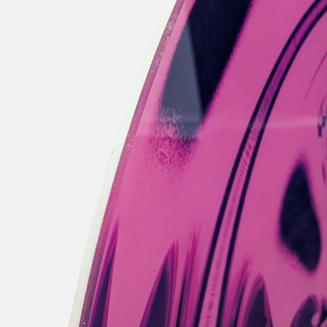 Paint TransCode by Mette Tommerup, 2001 - Round Abstract Painting For Sale - Image 7 of 11
