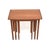 Vintage Danish Teak Nesting Tables attributed to H.W. Klein for Bramin, 1960s, Set of 3 For Sale - Image 10 of 10