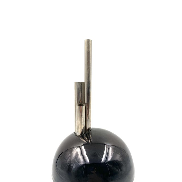 Vintage Ceramic Spherical Vase by Mario Bertozzi, 1970s For Sale - Image 12 of 18