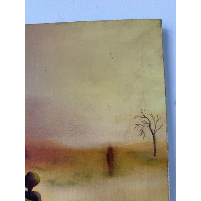 Vintage Narisa African Post-Impressionist Oil on Canvas Painting – Unframed For Sale In Miami - Image 6 of 14