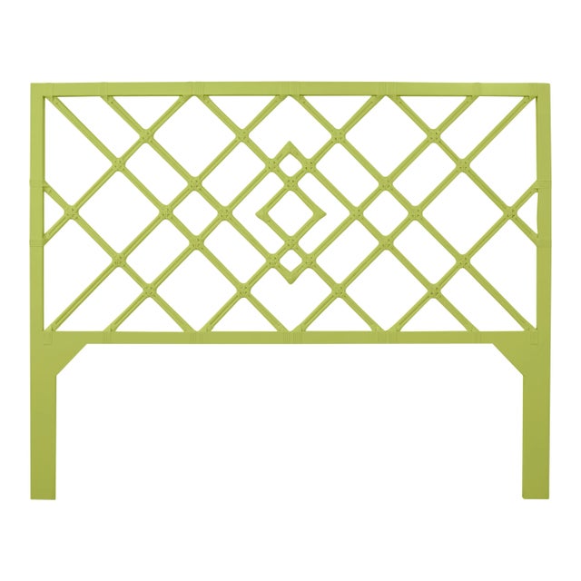 Chinoiserie David Francis Furniture for Chairish Darien Headboard King, Parakeet For Sale - Image 3 of 3