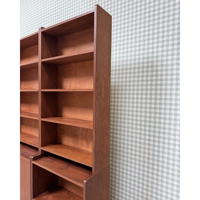 1960s Mid-Century Modern Bookcase in Teak, 1960s For Sale - Image 5 of 18