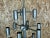 Large Chrome & Metal Chandelier Pendant Lamp For Sale - Image 5 of 14