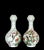 Metal Famille Rose Chinese Fine White Porcelain Garlic Head Vases With Birds & Cherry Blossoms, a Pair For Sale - Image 7 of 14