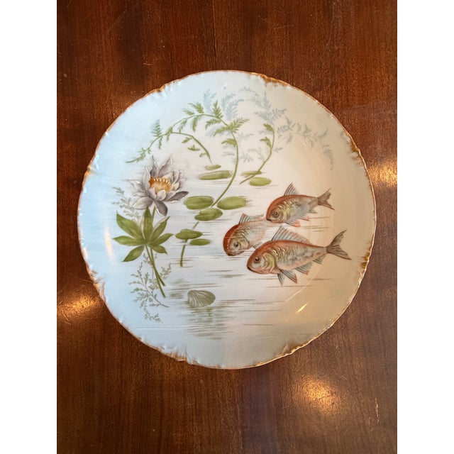 Early 20th Century Rosenthal Versailles Fish Course Plates — Set of Six, Each With a Different Scene. For Sale In Austin - Image 6 of 10