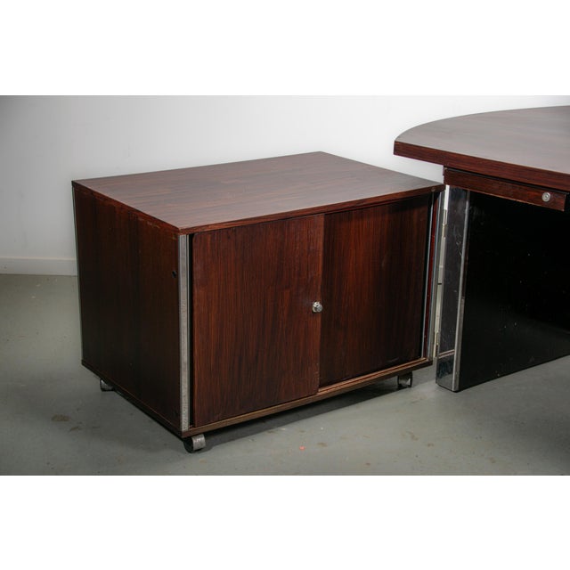 Galileo Series Executive Desk by Ennio Fazioli for Mim Roma, 1970s For Sale - Image 18 of 18