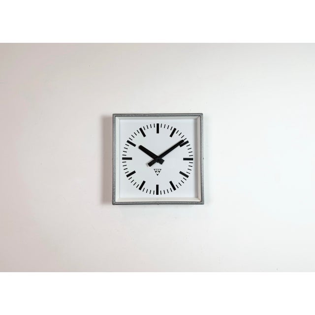 - Wall clock designed by Pragotron in former Czechoslovakia during the 1970s and made till 1990s - Was used in factories,...
