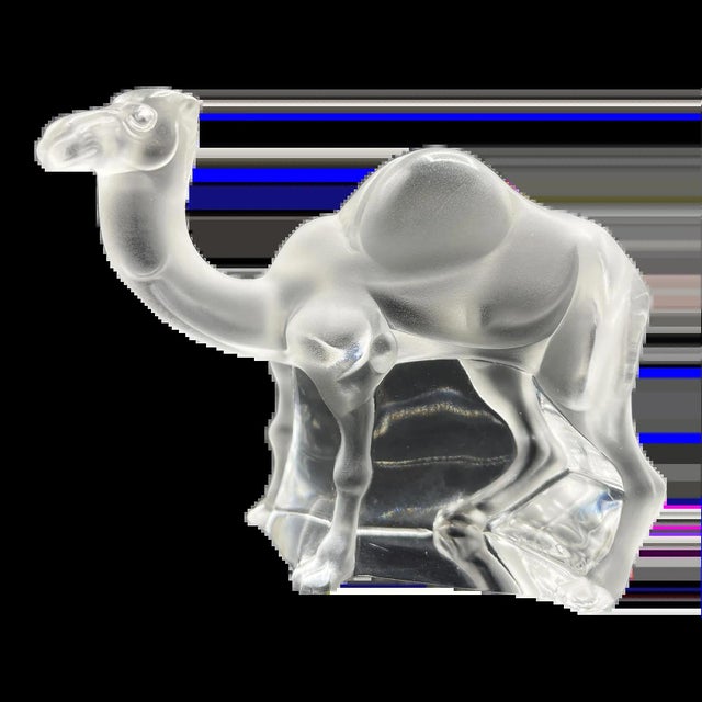 Tanger Chameau Sculpture from Lalique, 1970s For Sale - Image 10 of 10