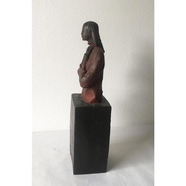 Metal Italian Bronze Cast Figurine Sculpture by Aron Demetz, 2004 For Sale - Image 7 of 18