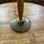 Vintage Mid Century Modern Walnut Brass Skinny Table Lamp Original Gunmetal Drum Shade For Sale - Image 4 of 12