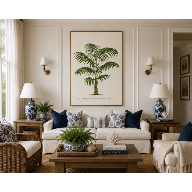 Not Yet Made - Made To Order Vintage Palm Botanical Study, Art Print Reproduction, 24" X 36" For Sale - Image 5 of 10