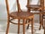 Antique set of 4 viennese café bentwood chairs with decorative back panel, central european furniture from the vienna...