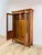Vintage Wardrobe Grange French Antique Style Locking Bronze Dowel Armoire For Sale - Image 9 of 14