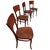 Late 19th Century Victorian Bent Oak Side Chair W/ Floral Seat by Thonet Hermanos, Set of 4 For Sale - Image 5 of 15
