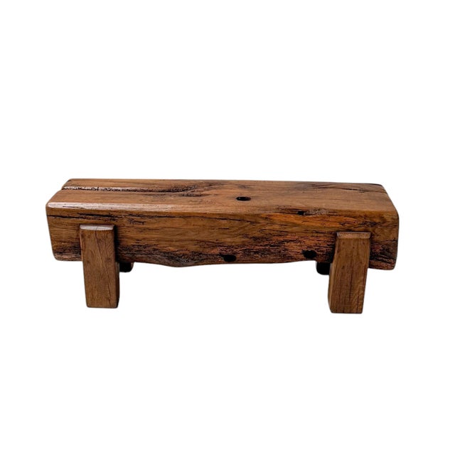 1970s Brutalist Rustic Wabi Sabi Side Table, 1970s For Sale - Image 5 of 14