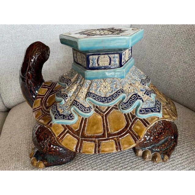 Vintage Turtle Planter 1980s For Sale - Image 3 of 8
