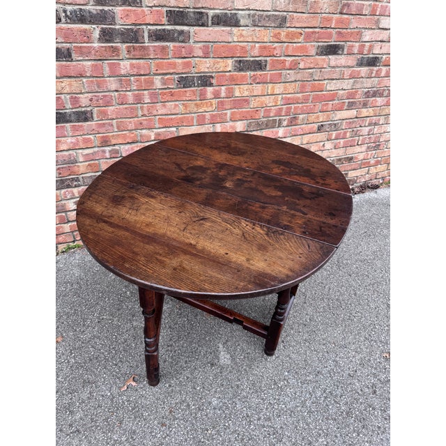 19th Century English Gate Leg Table For Sale - Image 4 of 10