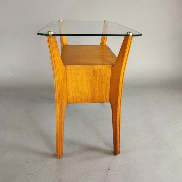 Metal Bedside Tables attributed to Gio Ponti for La Permanente del Mobile di Cantù, 1950s, Set of 2 For Sale - Image 7 of 11