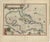 An exceptional and highly decorative map of the Caribbean, titled Insulae Americanae in Oceano Septentrionali, engraved by...