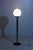 Chrome Floor Lamp with Large Opaline Globe, Italy, 1970s For Sale - Image 7 of 13