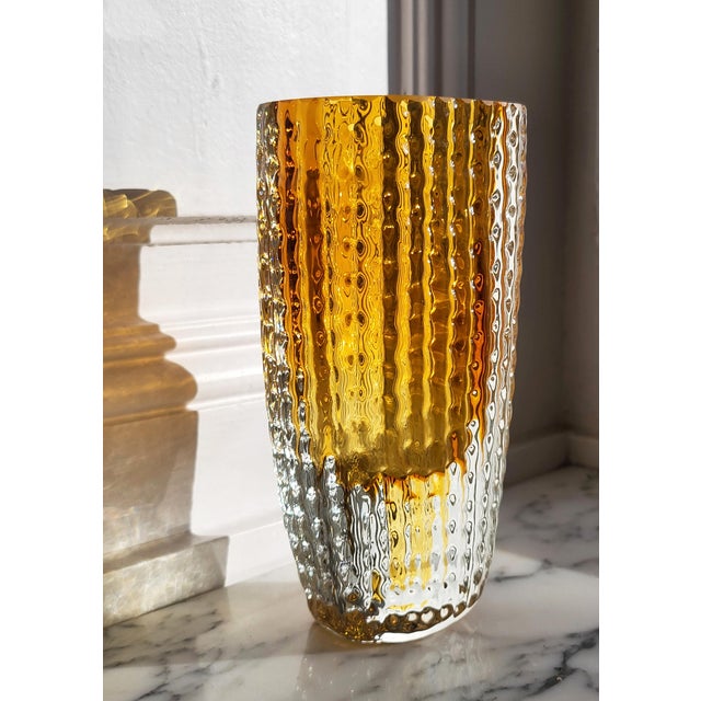 Mid-Century Glass Vase from Kurt Wokan, 1960s For Sale - Image 14 of 14