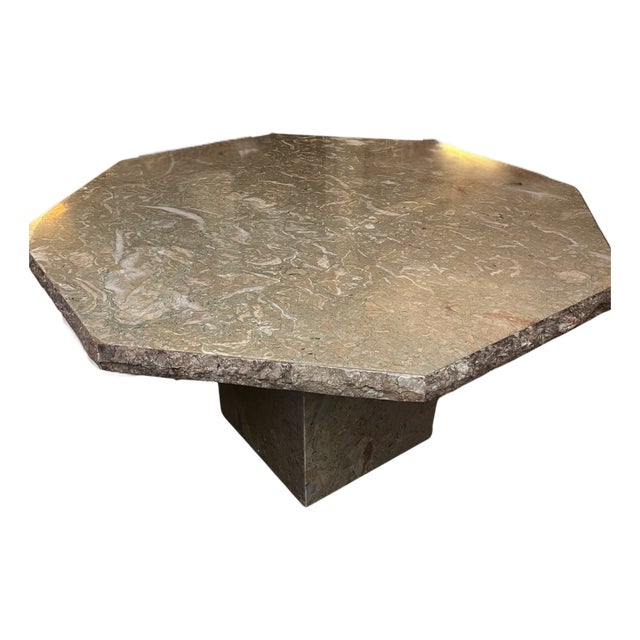 1980s Italian Marble Dining Table For Sale