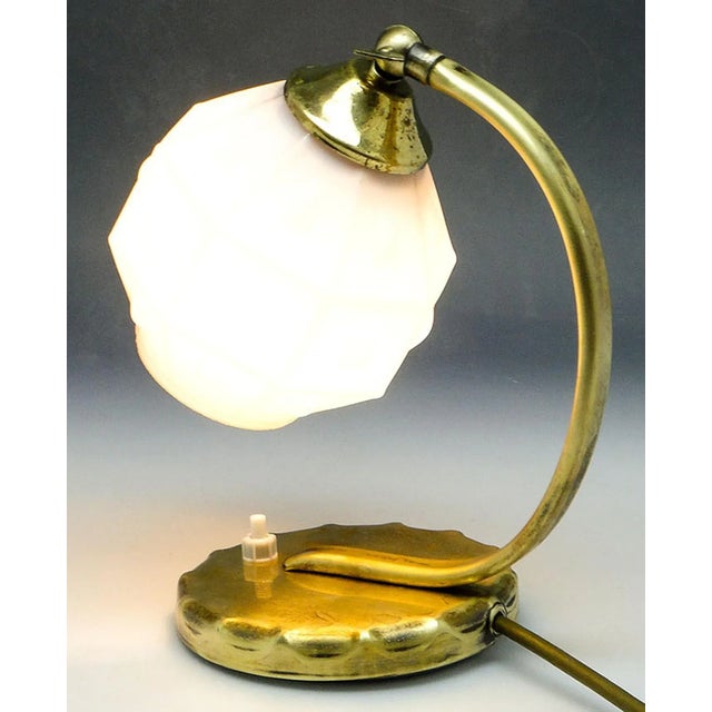 Mid-Century Modern Bedside Lamp by Apolinary Gałecki, Poland, 1950s For Sale - Image 3 of 9