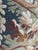 This is a late 20th century hand woven French Aubusson tapestry pillow. This beautiful tapestry has tones of forest green,...