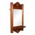 Antique Hallway Mirror, English, Walnut, Glass, Valet, Reception Hall, Edwardian For Sale