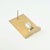 Transparent 1960s Mid-Century Modern Scandinavian Glass & Brass Wall Light/Sconce by Carl Fagerlund for Orrefors For Sale - Image 8 of 9