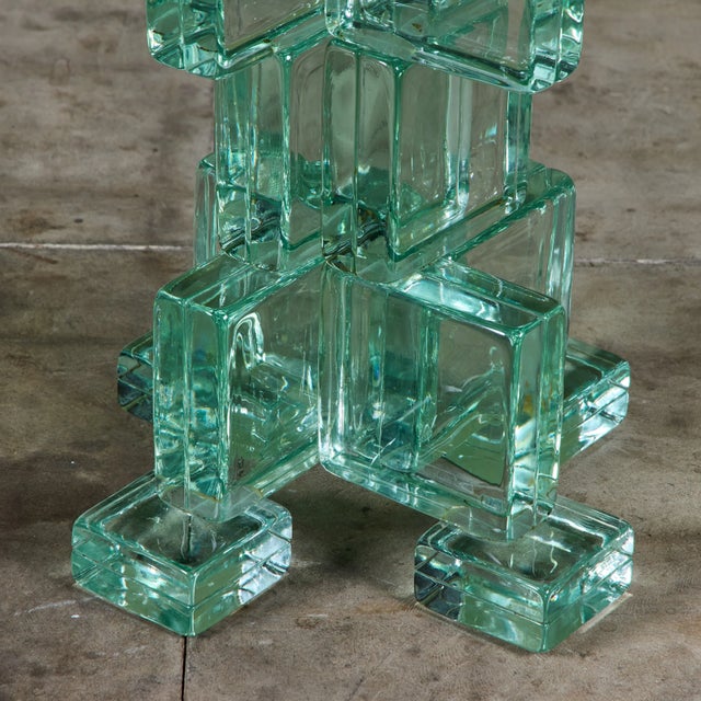 Postmodern Glass Bistro Table For Sale - Image 12 of 17
