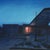 Contemporary Station Blue by Mark Harrison | Oil on linen of an abandoned gas station at dusk For Sale - Image 3 of 4