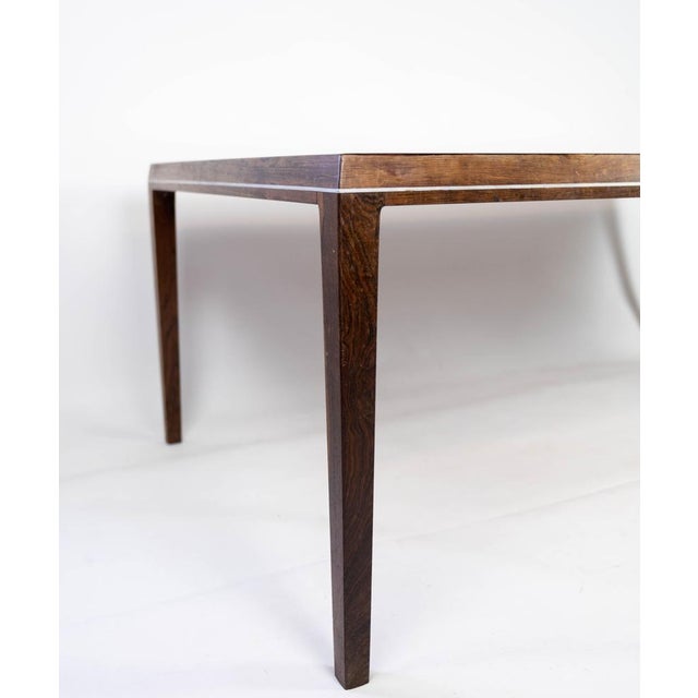 Wood Rosewood Coffee Table by Johannes Andersen for CFC Silkeborg, 1960s For Sale - Image 7 of 15