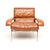 A stylish and very comfortable vintage leather and chrome armchair by Pieff. This was designed by Tim Bates, it was made...