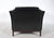 Danish Black Leather Lounge Armchair from Mogens Hansen, Denmark, 1960s For Sale - Image 11 of 18