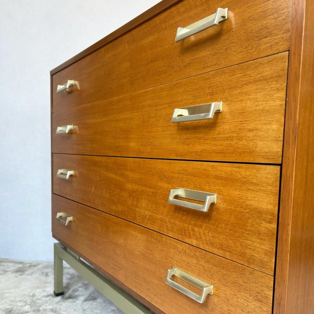 Wood Limba Afrormosia Chest of Drawers by Leslie Dandy for G-Plan, 1950s For Sale - Image 7 of 13