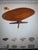 Dyrlund Early 20th Century Authentic Mid-Century Danish Oak "Flip-Flap" Lotus Dining Table by Dyrlund - Pedestal Base For Sale - Image 4 of 7