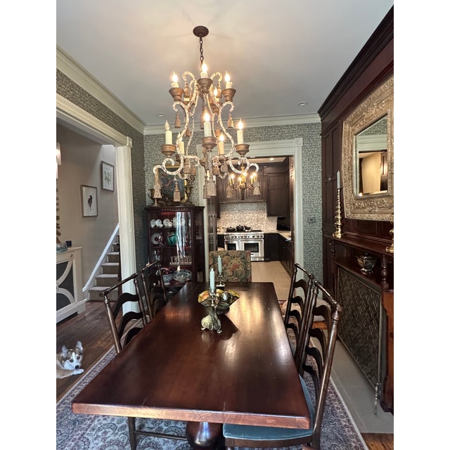 Beautiful Niermann Weeks chandelier with an elegant hand-finished appearance and wonderful architectural presence. This...