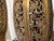 Gold Mid 20th Century Asian MidCentury Us-Wired Table Lamps with Carved Openwork Floral Motifsv - a Pair For Sale - Image 8 of 9