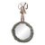 LaBarge Italian Patinated Tole Wreath Bow Metal Wall Mirror For Sale