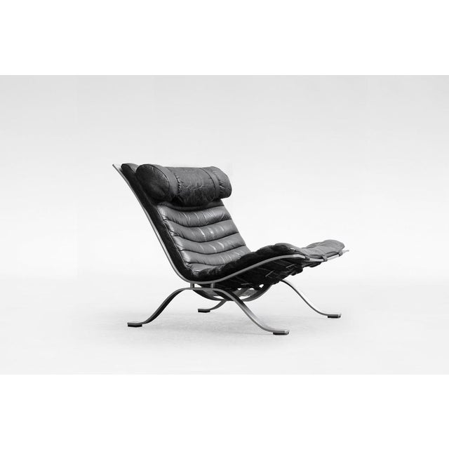Black Vintage Ari Sling Lounge Chair by Arne Norell for Arne Norell Ab, 1960s For Sale - Image 8 of 8