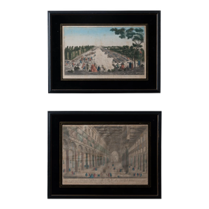 Vue D’Optique of the King’s Cavalry and Saint Paul’s Basilica, 18th Century