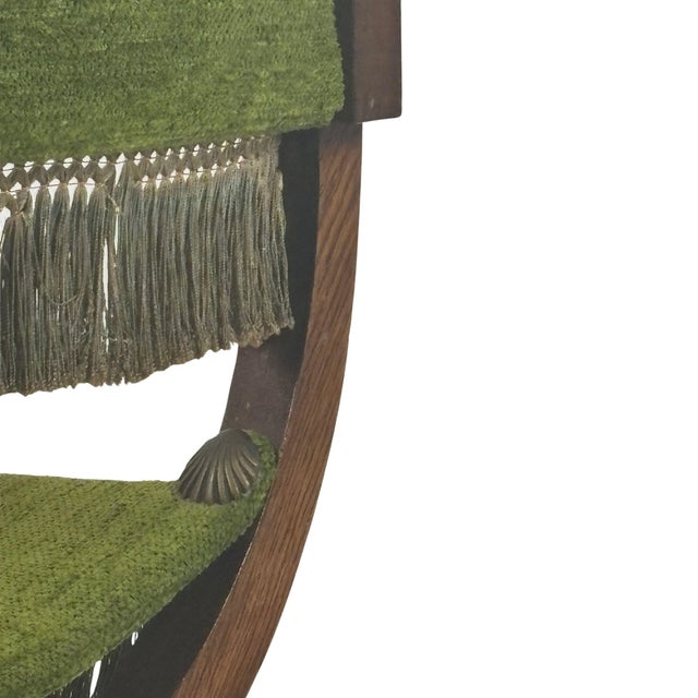 Wood Spanish Wood Armchair, 1940s For Sale - Image 7 of 17
