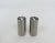 Stelton 1960s Arne Jacobsen Cylinda Danish Modern Stainless Steel Salt & Pepper Shakers- a Pair For Sale - Image 4 of 4