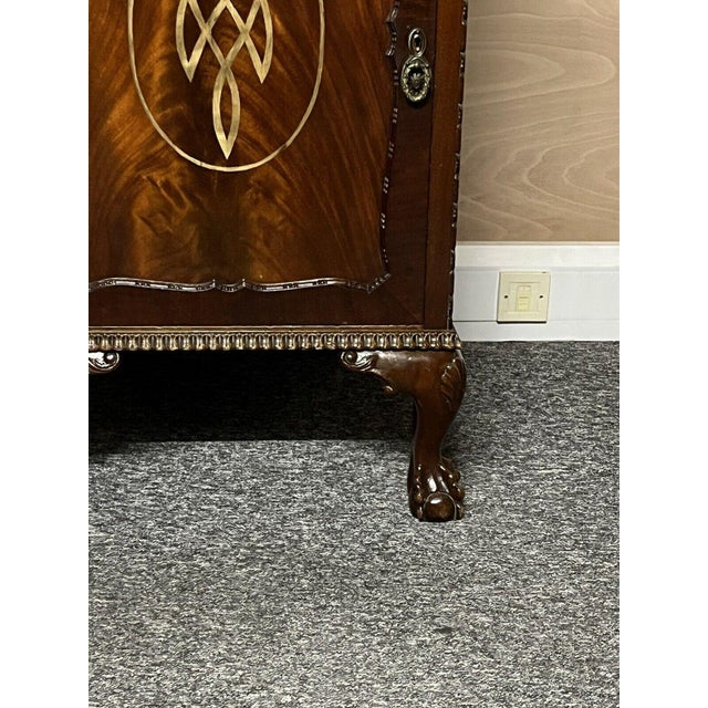 Edwardian Mahogany Wine Cabinet Celleratte For Sale - Image 3 of 15
