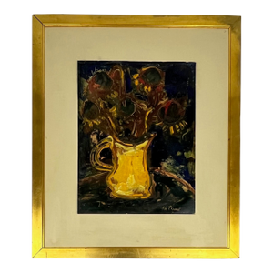 Van Gogh Styled Oil Painting, Signed