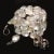 Metal Iridescent Silver Baroque Pearl Necklace and Diamond Accents For Sale - Image 7 of 10